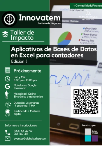Aplicativos de Bases de Datos en Excel para contadores