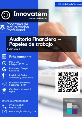 PAP en Auditoría Financiera – Papeles de trabajo